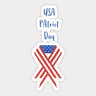 USA Patriot Day - September 11 - Day to pray and hope Sticker